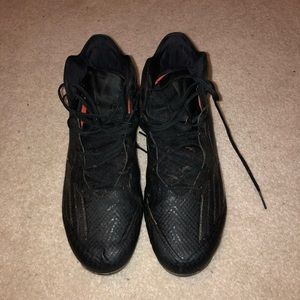 Black adidas Football cleats